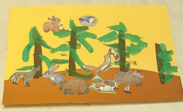 Горошек рисует, или занятия в 2 года 7 месяцев.