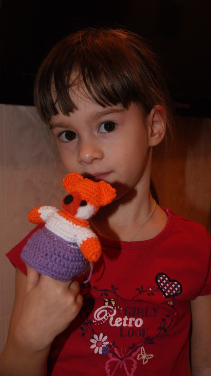 пальчиковый театр. лисичка.