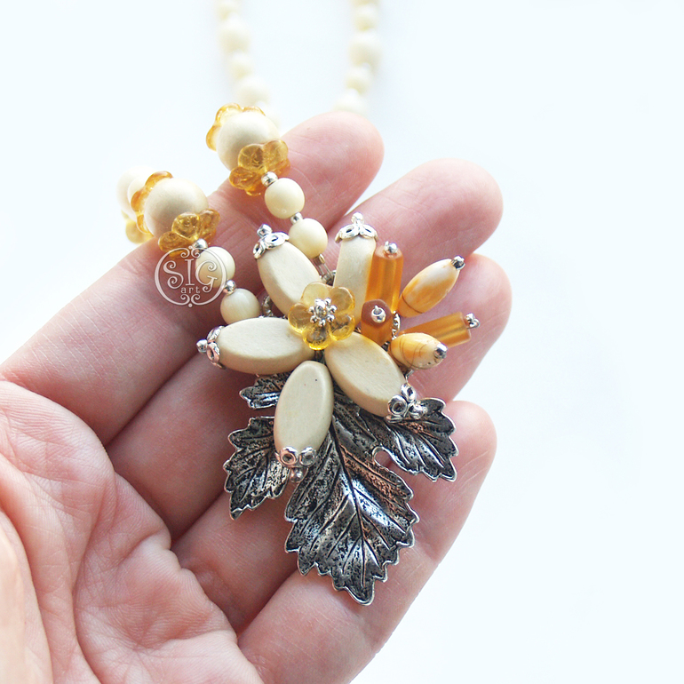 "Колоски" - комплект украшений