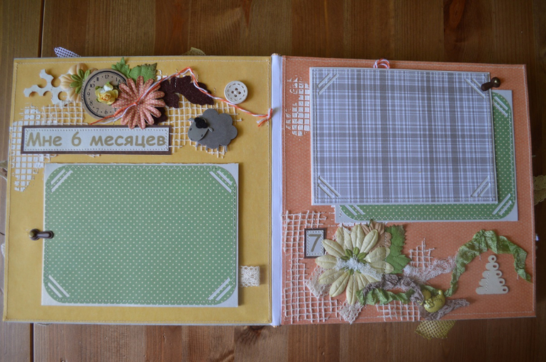 Альбом первого годика для Софьи