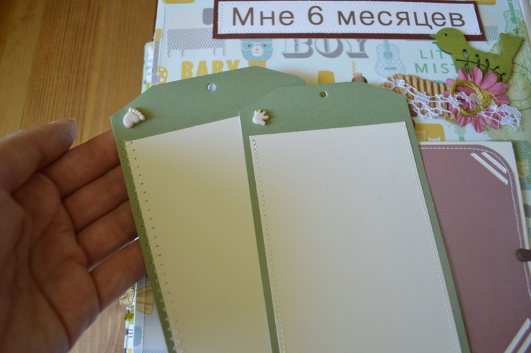Альбом ручной работы для новорожденного + мамины сокровища