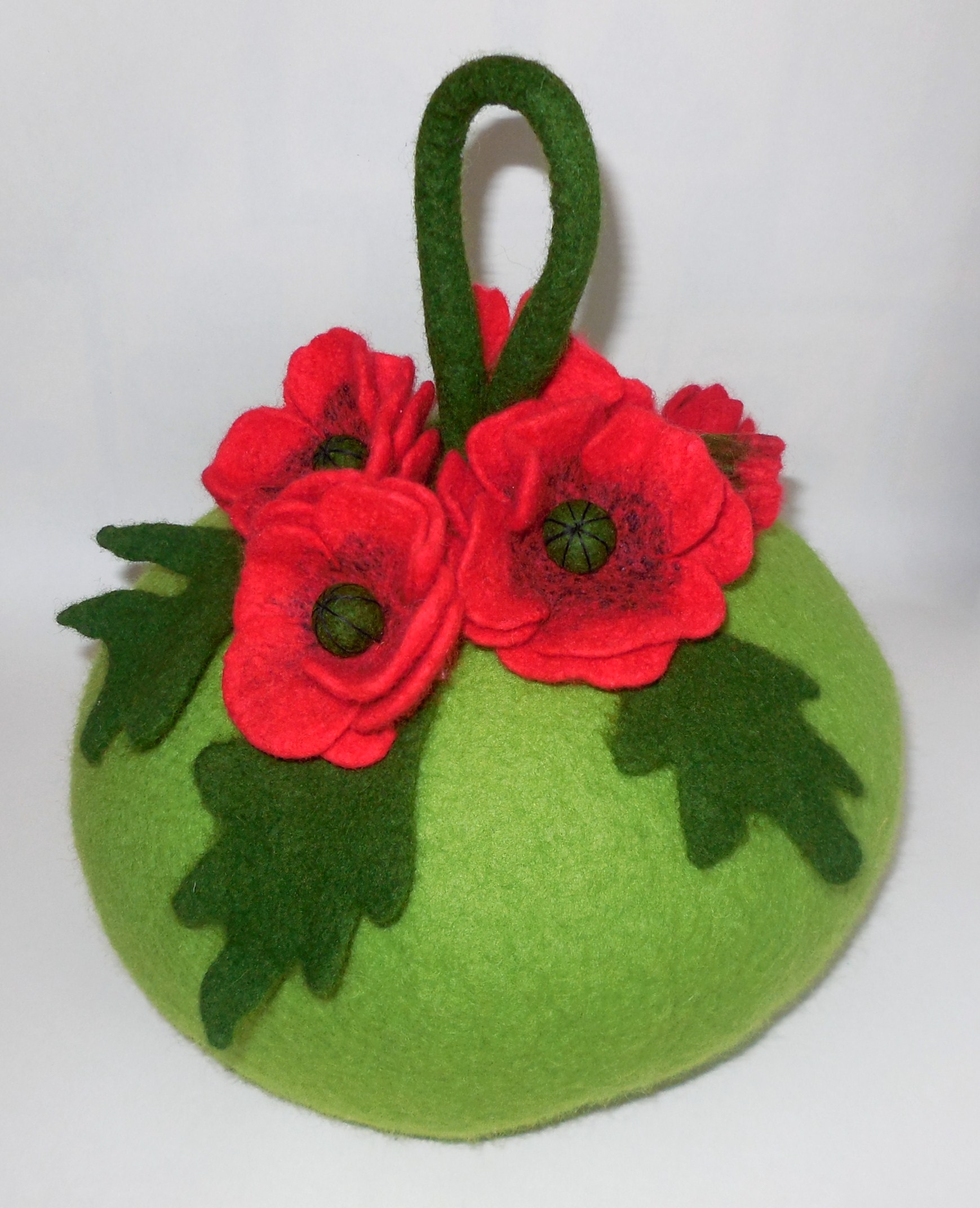 Грелочки на чайник из валяной шерсти!