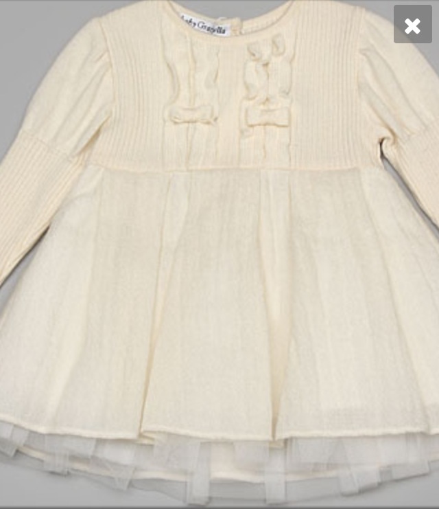 Новое платье baby graziella !оч красивое на размер 68 .шерсть 100%