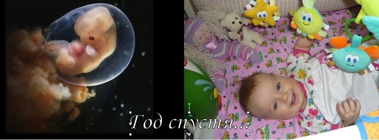 Сегодня ровно год, как я узнала о существовании своей доченьки