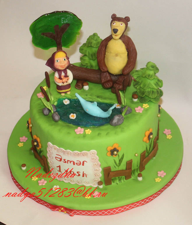 Торт Маша и Медведь
