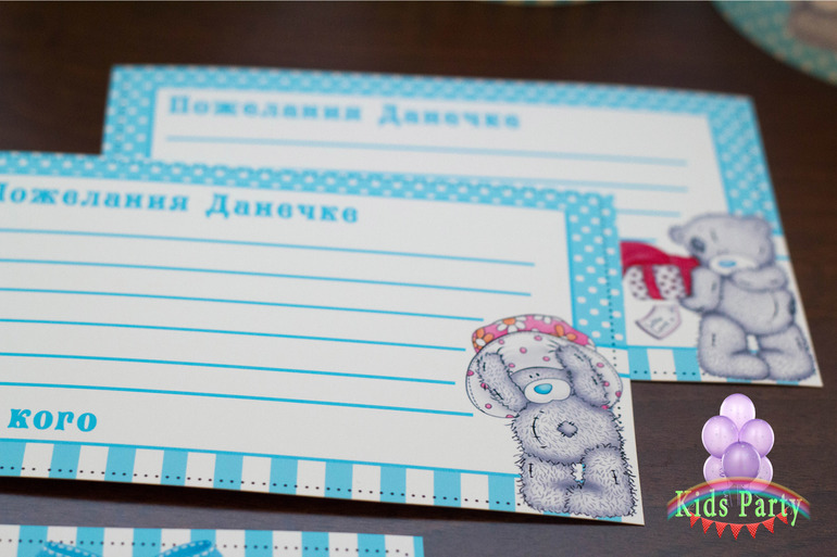 День рождения с мишками Тедди