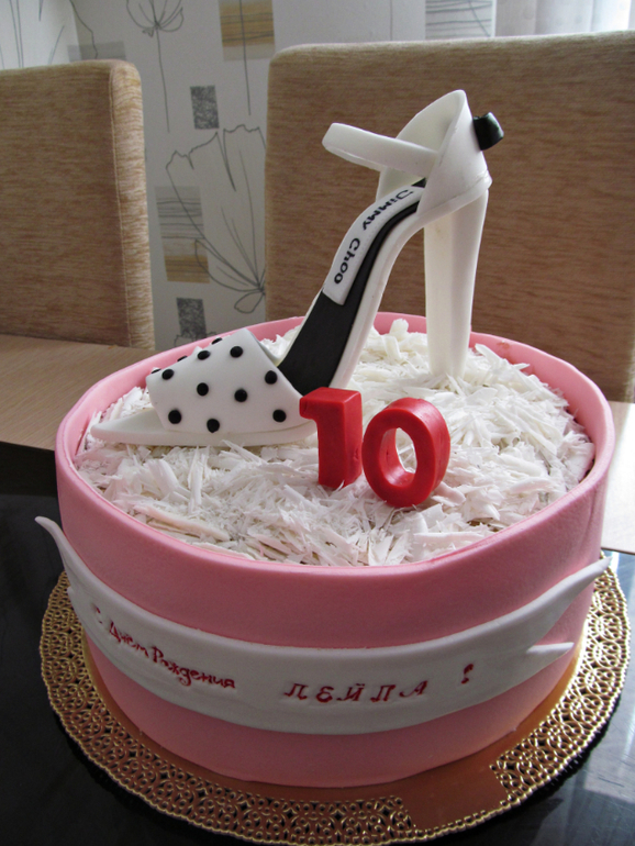 коробка с туфелькой