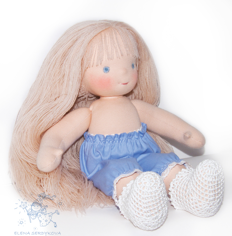 вальдофская кукла Снежиночка