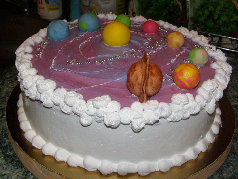 Торт "Неизведанная галактика"