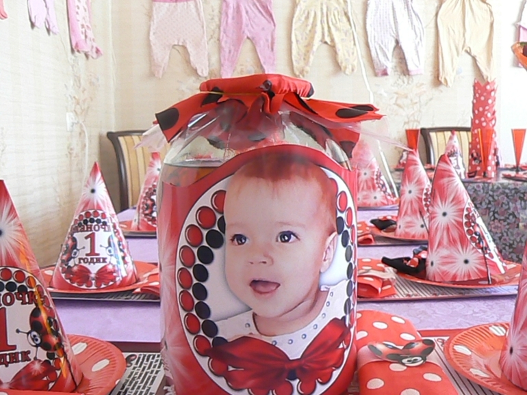 Годовасие в стиле Божьей коровки....часть 1 - подготовка!!!!