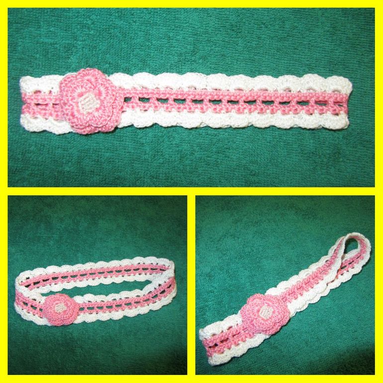 Повязка на девочку.