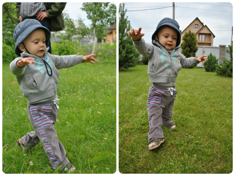 Андрюша, годик +1 неделька