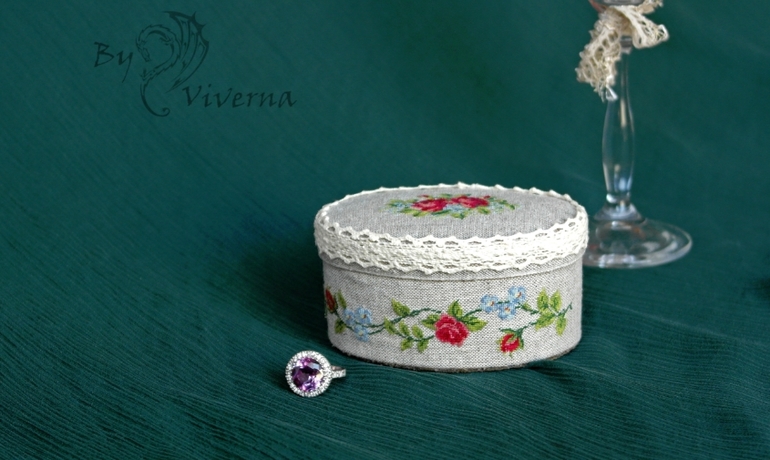 Шкатулка "Розочка"