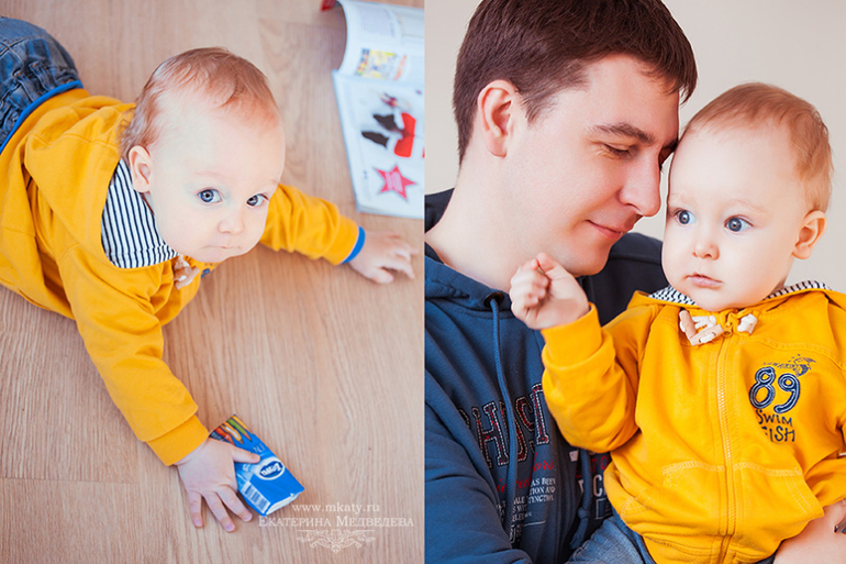 Уже весна, а зима не сдаётся)) Семейная фотосессия.