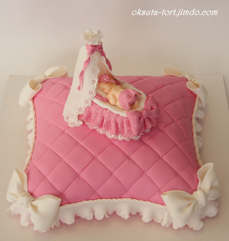Торт "Малышка в колыбеле"