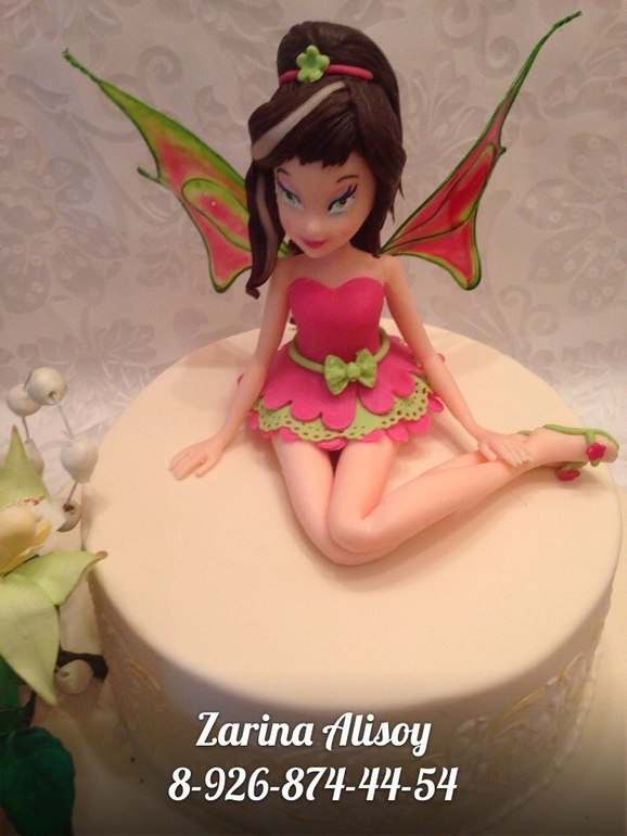 Мой первый тортик с Винкс