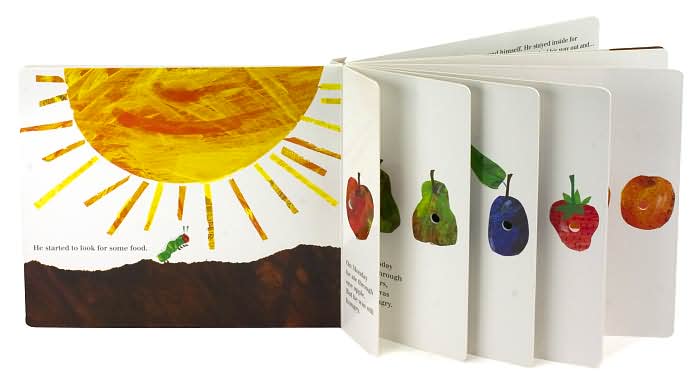 The very hungry caterpillar + раздача материалов