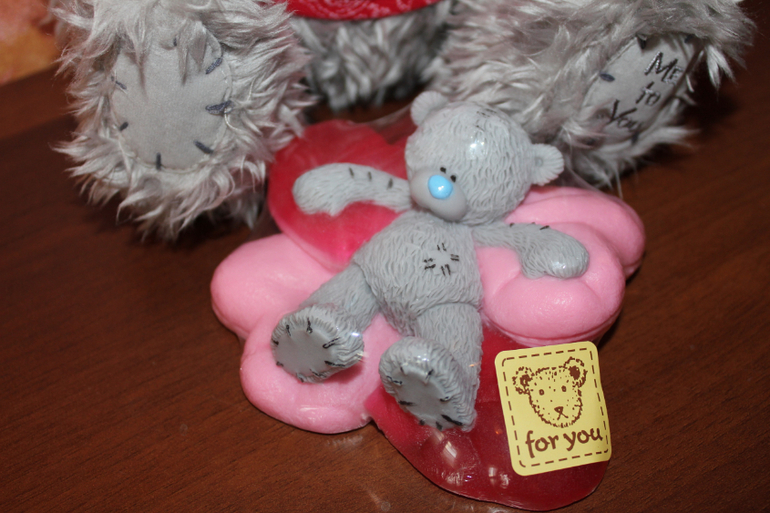 Мишка тедди-Валентинка для Ваших любимых
