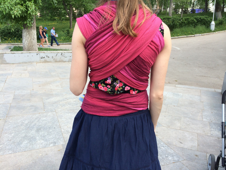 Осваиваю слинг-шарф