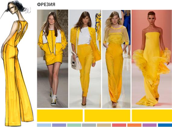 Модные цвета весна-лето 2014
