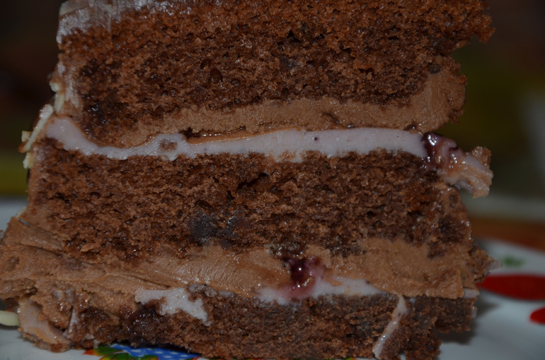 Очень шоколадный торт