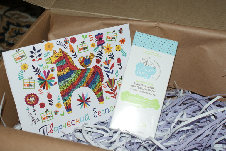 Обзор коробочки АистБокс февраля"Творческий беспорядок!"