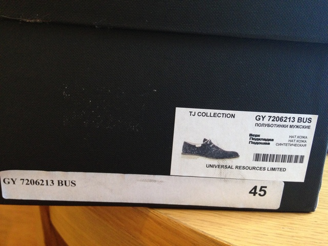 Мужские ботинки TJ Collection размер 45