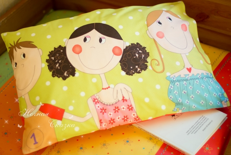 Комплект в кроватку детское постельное белье "Друзья"