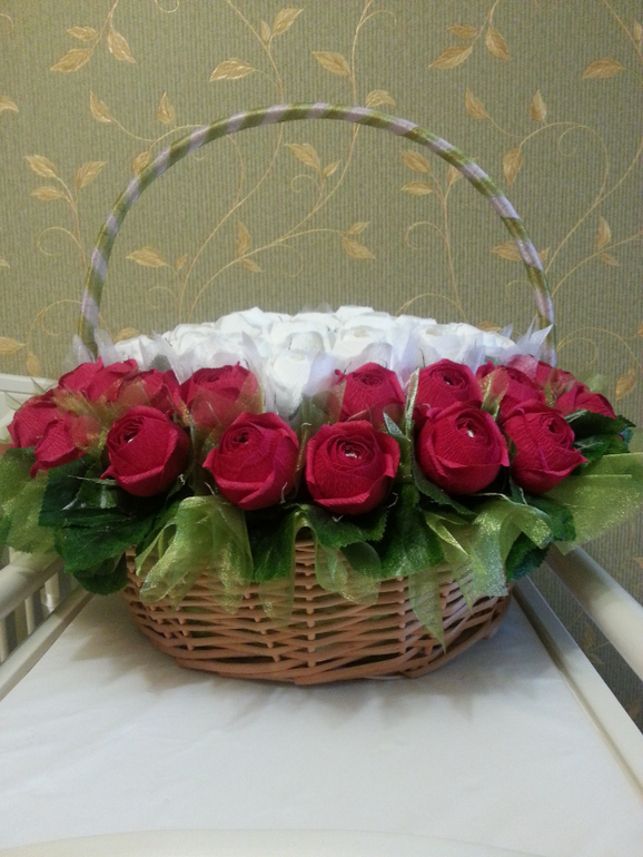 Корзина роз