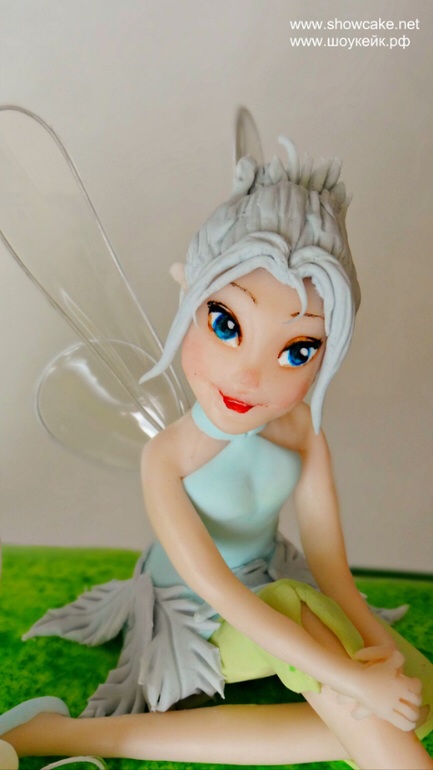 Торт с Динь и Незабудкой.