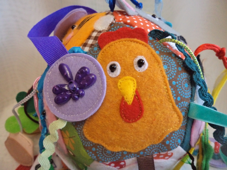 Развивающий мячик "Кто что ест"