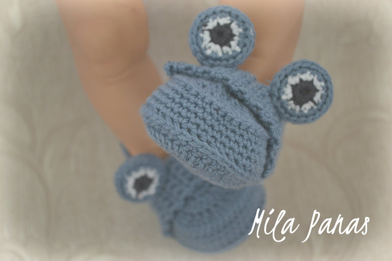 Пинетки "На полянке лягушата"