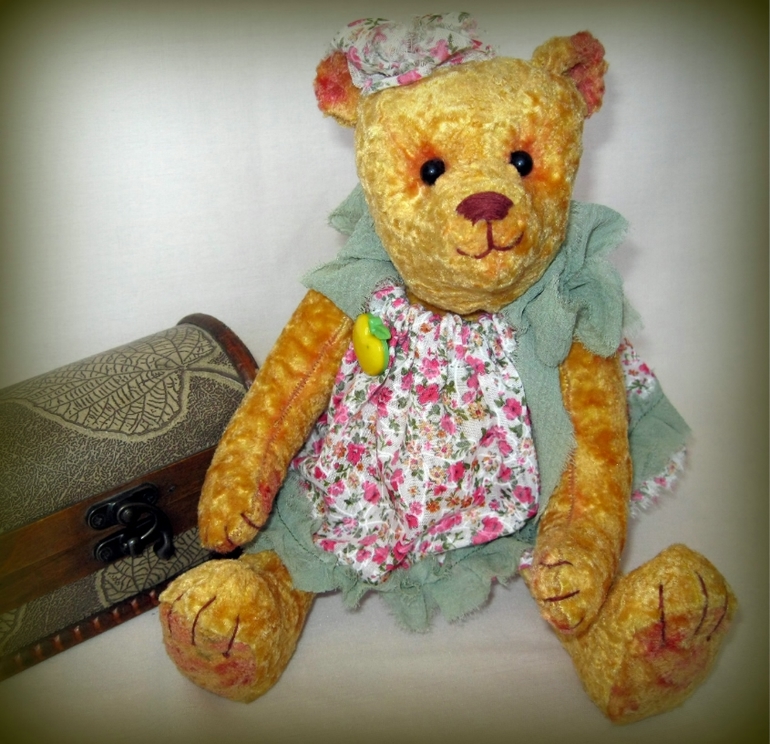 Маша Яблочкина . Мой первый мишка-тедди