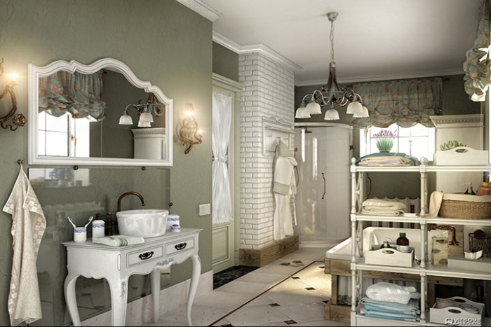 Еще немного о провансе. Ванная