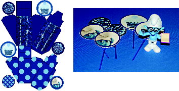 Набор для СМУРФ PARTY