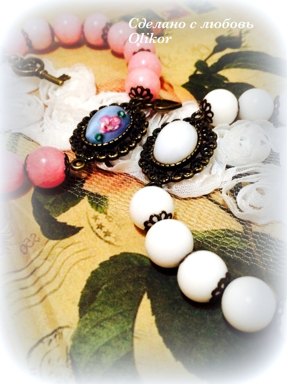 Авторские браслеты из агата "Винтаж"