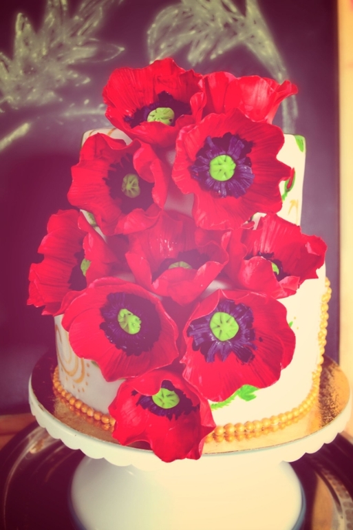 Торт с маками