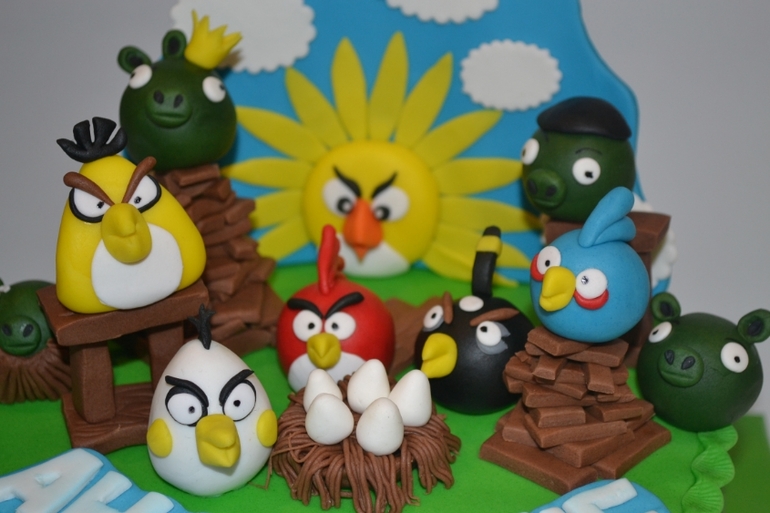 Торт Злые птички