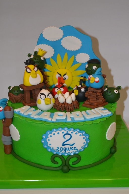 Торт Злые птички