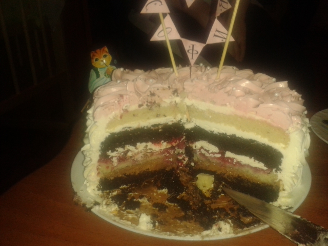 Мой первый тортик для дочки подруги.