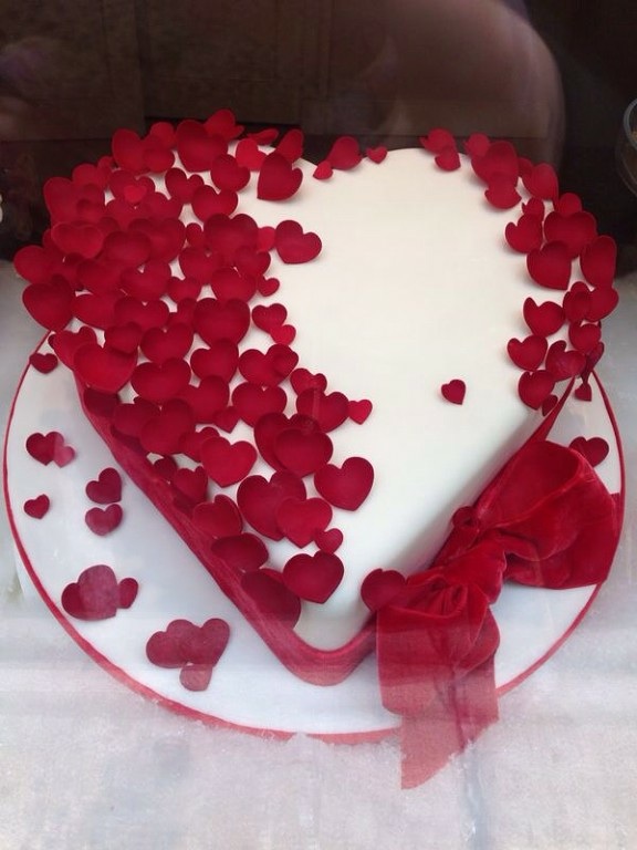 А это второй тортик в день Св . Валентина