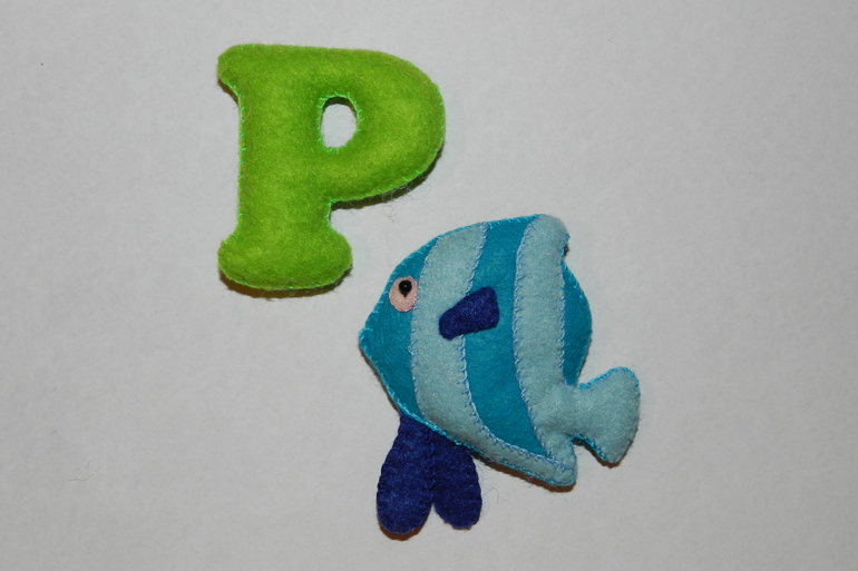 Алфавит из фетра с животными!