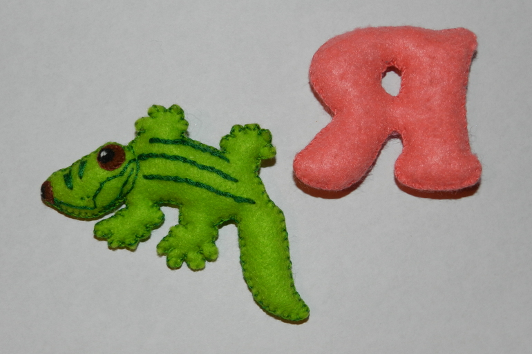 Алфавит из фетра с животными!