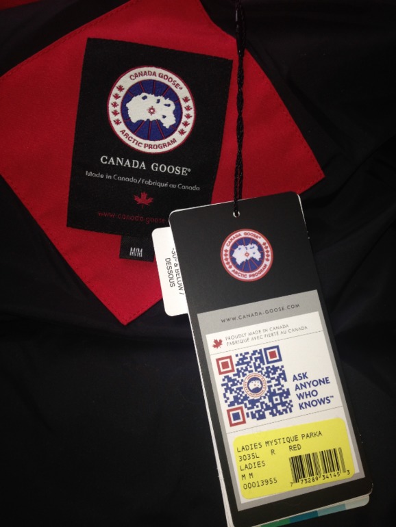 Пуховик Canada Goose Mystique Parka оригинал