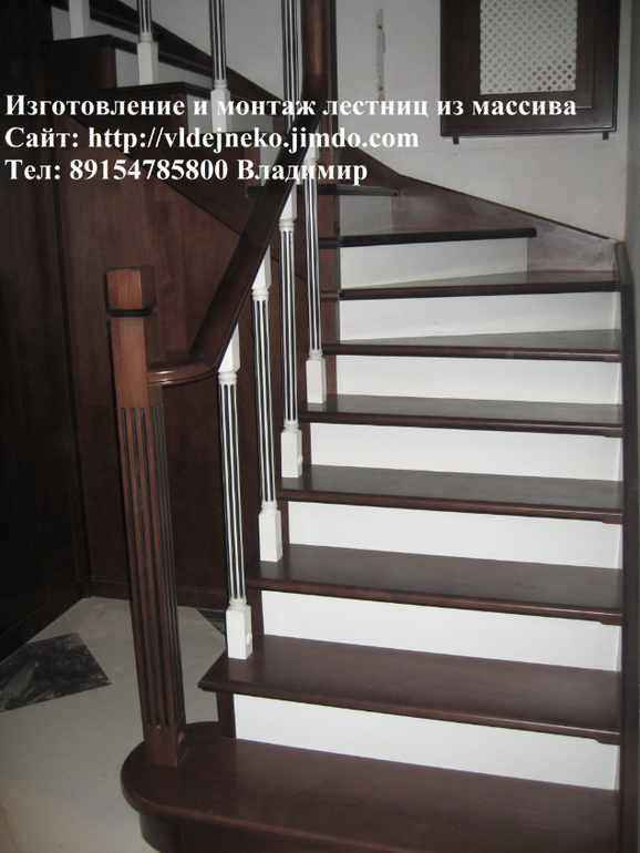 Лестницы из массива для дачи