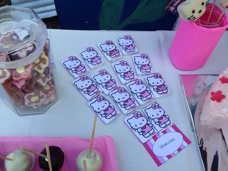 Сладкий стол "Hello Kitty"