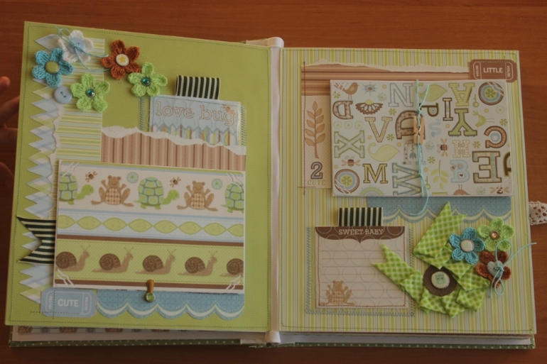 Альбом для мальчика о первом годе жизни