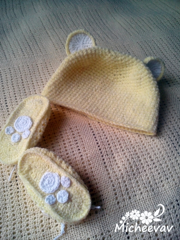 Комплект для первой фотосессии)) Плюшевый мишка.