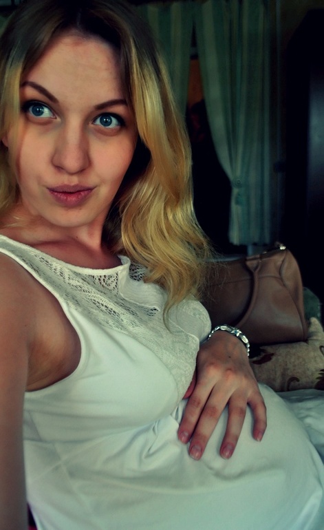 А вот и мы!))   (УЗИ+моё фото)