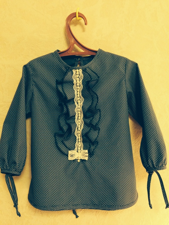 Блуза для девочки (размеры под заказ)